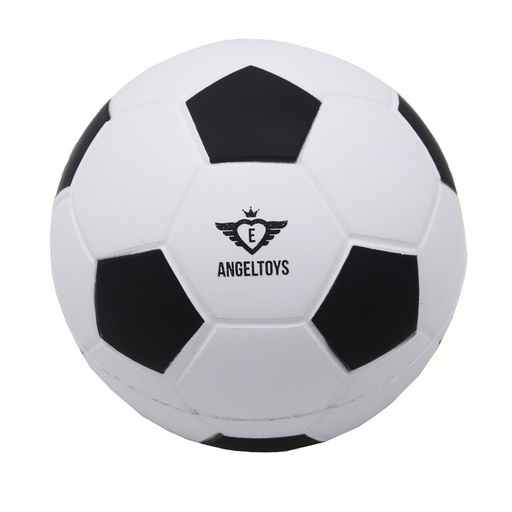 [761003] Pilota de futbol d'escuma blanca i negra