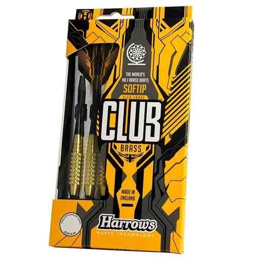 [197680] Dards softip Harrows Club Brass 18 g: set professional de precisió