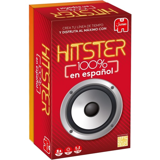 Hitster 100% en espanyol: joc musical de línia temporal (16+)