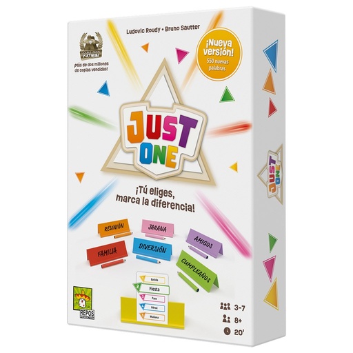 Just One (Nueva Edición): juego cooperativo de pistas y palabras (8+)