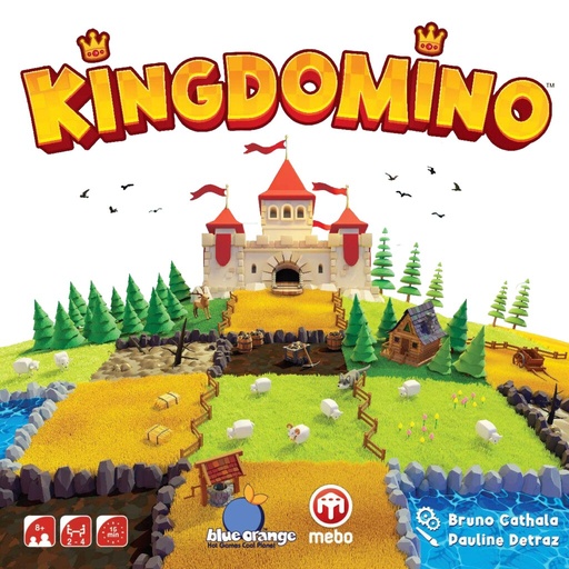 [R0133] Kingdomino: juego de colocación de losetas tipo dominó y estrategia familiar (8+)