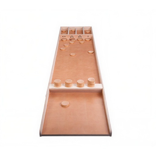 [340666] Sjoelbak Advanced Dark Finish: teix holandés professional 200 cm