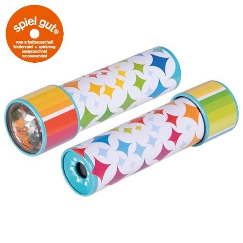 [60681] Caleidoscopio Galaxia colorida Goki: tubo de metal con tapa giratoria (3+)