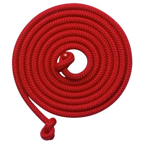Cuerda para saltar roja 5 m Goki: comba para salto en grupo (4+)