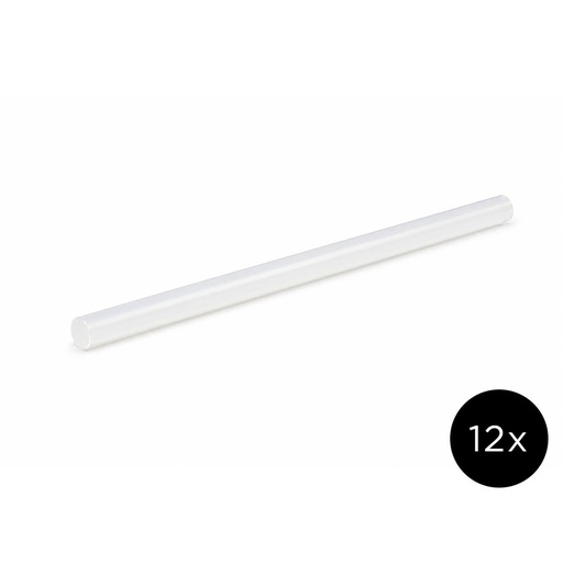 [4070] Barres de silicona termofusible: 12 barres de 0,7 × 10 cm per a pistola menuda