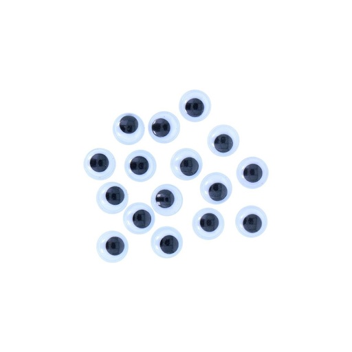 [97101] Ulls mòbils adhesius negres de 8 mm: 80 unitats
