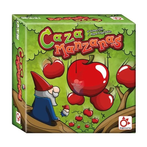 [MGL-402] Cazamanzanas: juego de rampas y gravedad con manzanas de madera (8+)