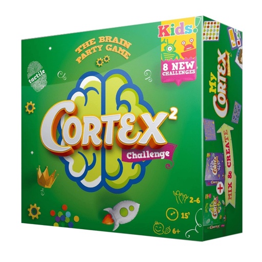 [MGL-407] Cortex Challenge Kids 2 Verde: desafíos cognitivos con texturas (6+)