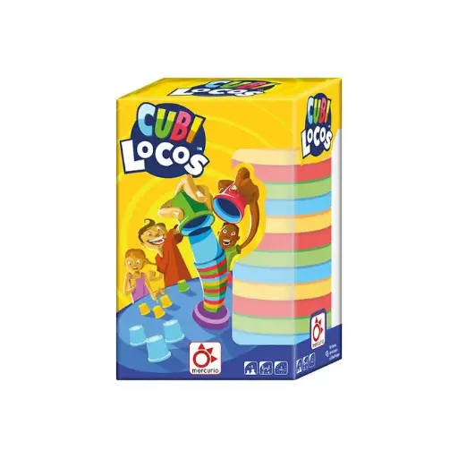Cubilocos – Joc d'Associació Lògica i Percepció Visual per a Grups Infantils | Des de 4 Anys, Peces de Colors | Estimula la Coordinació i l'Observació en Activitats de Motricitat Fina