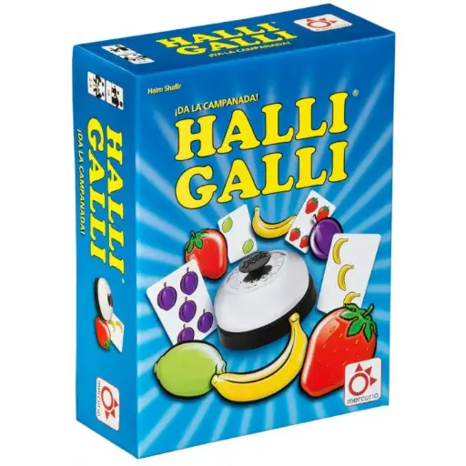 Halli Galli – Joc de Velocitat i Reacció amb Timbre | Des de 6 Anys, 2–6 Jugadors | Ideal per a Activitats de Reflexos, Percepció i Cohesió en Grup