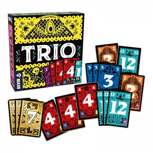 [MGL-491] Trio: joc de cartes de memòria i estratègia en grup (7+)