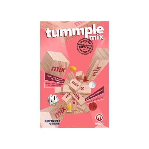 Tummple mix – Juego de mesa de bloques y destreza multiformato
