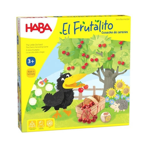 El Frutalito: juego cooperativo infantil de cosecha antes del cuervo (3+)