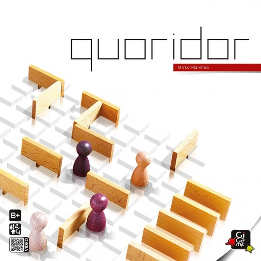 [R0203] Quoridor: joc d’estratègia i laberints amb bloqueig de passos (8+)